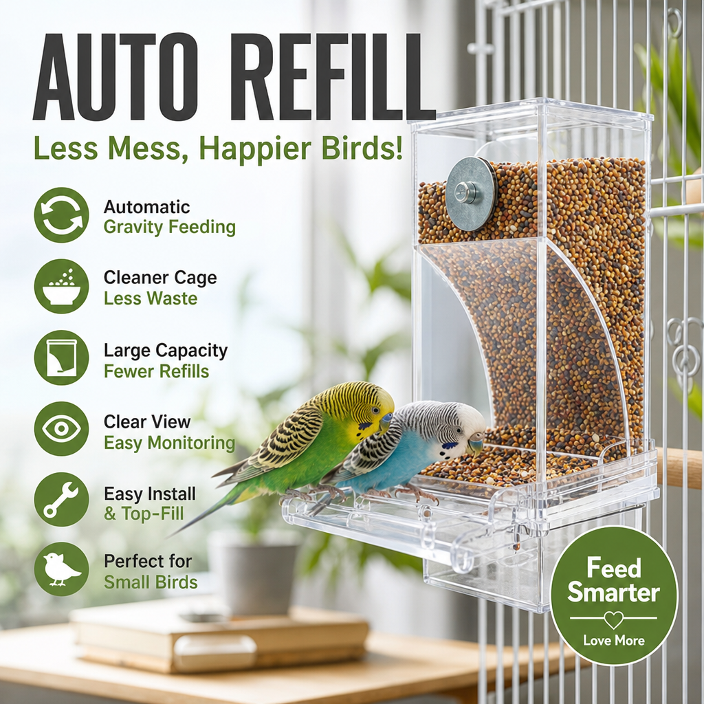 🎉 Zeitlich begrenztes Angebot: 50 % Rabatt 🐦 Automatisches Vogelfutterhaus – keine Kleckerei