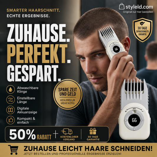 ✂️📱 Akku-Haarschneider – 4-in-1, wasserdicht, USB-C – für Haar & Bart! 🌟