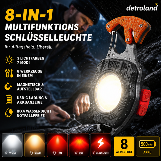 💡Multifunktions-Schlüsselanhänger-Taschenlampe🔦🌈
