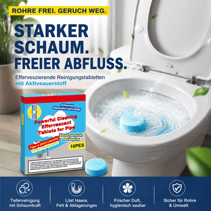 🔥🎁 2+1 GRATIS!!🥳 💞 50K+ VERKAUFT! ⚡💧 Leistungsstarke Brausetabletten zur Rohrreinigung