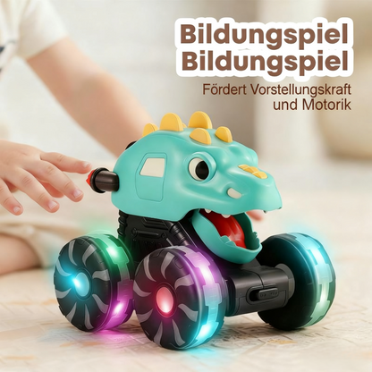 🦖🚙Press & Go Dinosaurier-Spielzeugauto mit Lichtern🎁