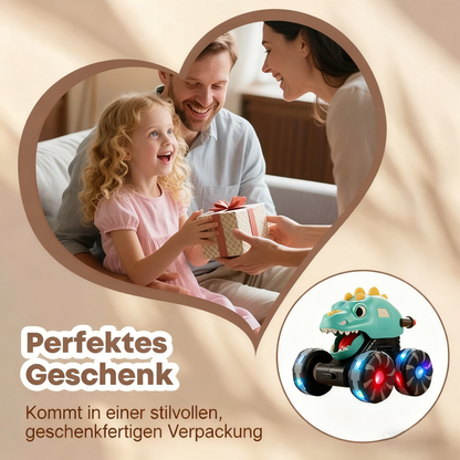 🦖🚙Press & Go Dinosaurier-Spielzeugauto mit Lichtern🎁