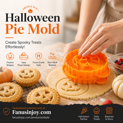 🎃 Halloween-Sonderangebot! 🔥 Diese Teigform darf nicht fehlen! 🍰  Handliche Halloween-Teigform für Pasteten
