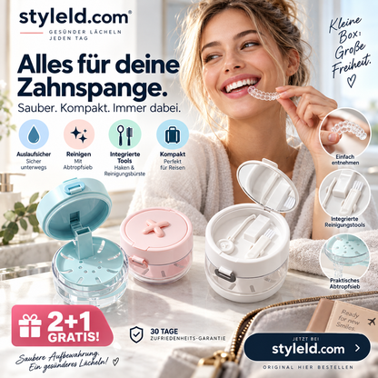 📢📢 JETZT 50 % RABATT!! ⏰All-in-One-Aufbewahrungssetui für Zahnspangen