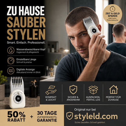 ✂️📱 Akku-Haarschneider – 4-in-1, wasserdicht, USB-C – für Haar & Bart! 🌟