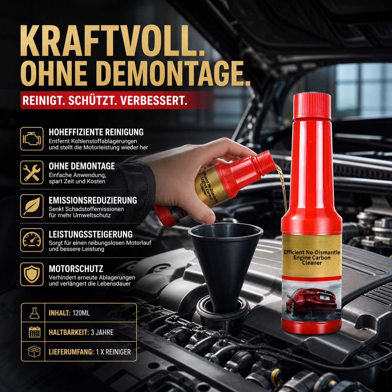 🔥 Heute -50 %! 🚗 Motor-Kohlenstoffreiniger