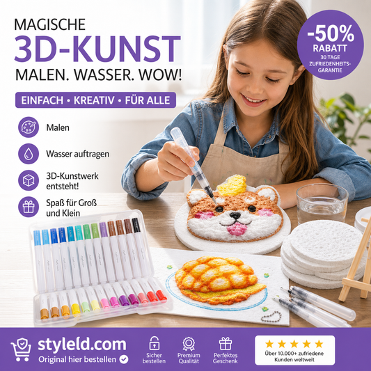 🎄Weihnachtsverkauf 49% Rabatt ✨Schaumstruktur-Malpapier 🎁Kaufe 3 zahle nur 2 & Kostenloser Versand