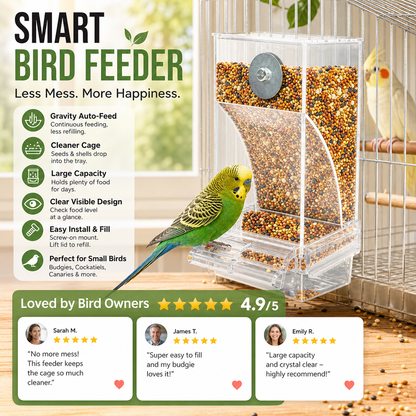 🎉 Zeitlich begrenztes Angebot: 50 % Rabatt 🐦 Automatisches Vogelfutterhaus – keine Kleckerei