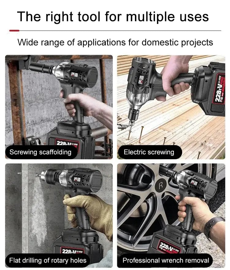 💥55 % Rabatt🔥 Bürstenloser Elektroschrauber--Leistungsstark, ohne Bürstenverschleiß!