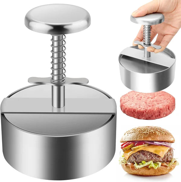 🔥🎁 2+1 GRATIS!!🥳💞 50K+ VERKAUFT! ⚡🍔Manuelle Fleischpresse für Hamburger-Patties