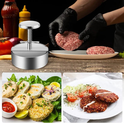 🔥🎁 2+1 GRATIS!!🥳💞 50K+ VERKAUFT! ⚡🍔Manuelle Fleischpresse für Hamburger-Patties