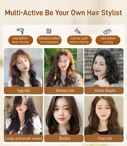 💆‍♀️💧 Marokkanische Styling-Creme für Volumen & Elastizität 👩‍🦰✨ definierte Locken & seidig-glattes Haar, repariert trockenes & geschädigtes Haar