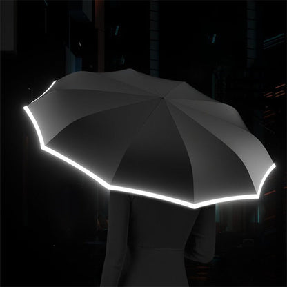 ☂️ 50% RABATT! 🌧️ Regenschirm mit Reflexstreifen – Ringschnalle & sicher bei Nacht ✨
