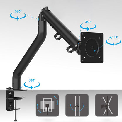 Verstellbare, ergonomische Monitorhalterung Geeignet für 17-32-Zoll-Monitore