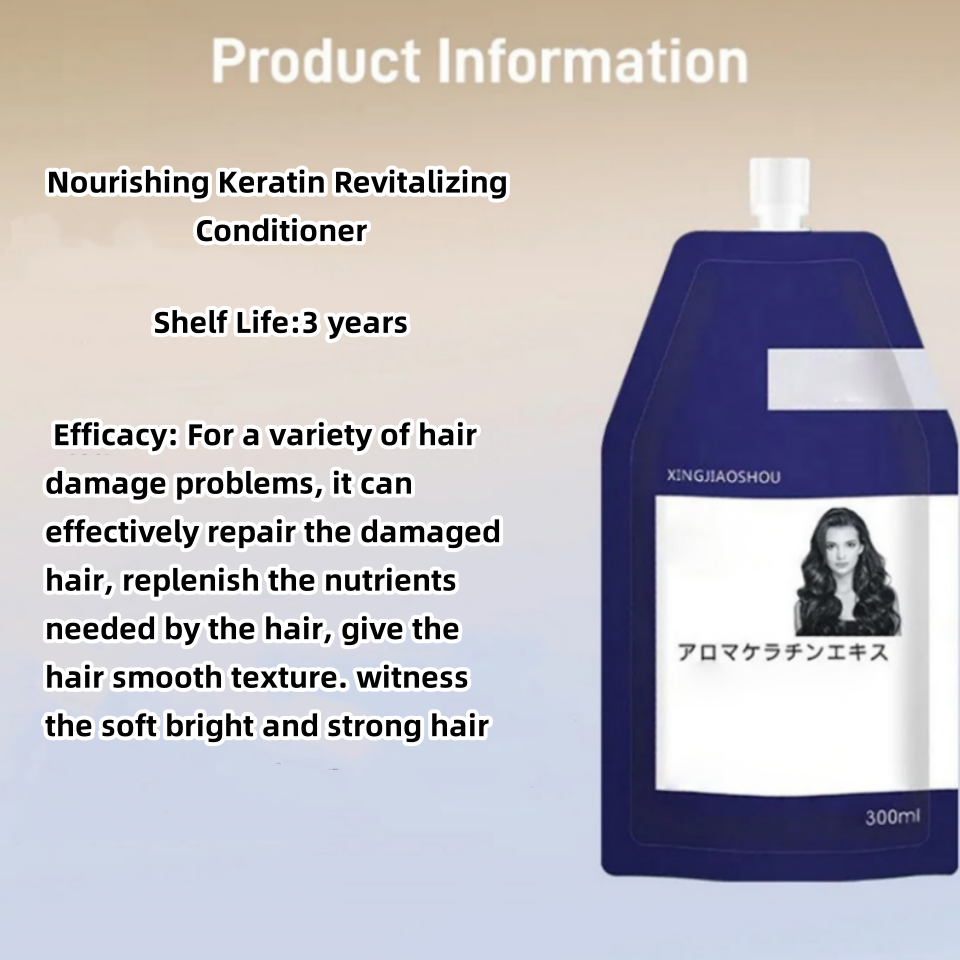 Pflegende, revitalisierende Keratin-Spülung