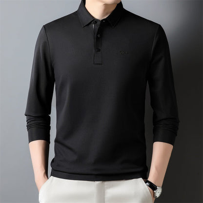 Langärmliges Shirt für Herren, Herbst-Business-Top