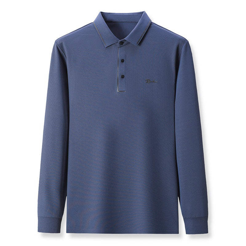 Langärmliges Shirt für Herren, Herbst-Business-Top