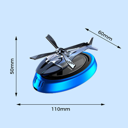 Solar rotierenden Hubschrauber geformt Auto Parfüm Diffusor