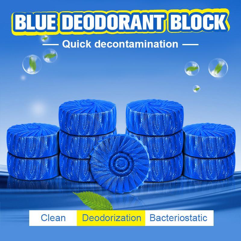 Blaues Deodorant Toilettenreiniger