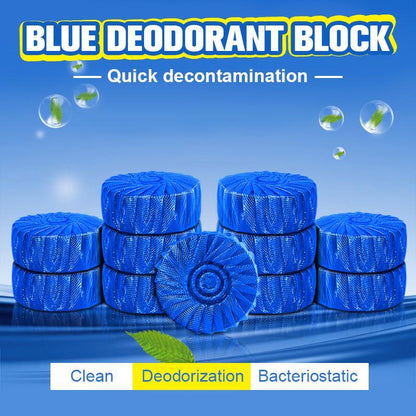 Blaues Deodorant Toilettenreiniger