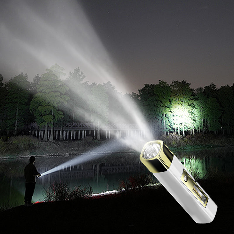 Mini 2-in-1 Taschenlampe & Powerbank mit hoher Leuchtkraft