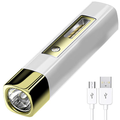 Mini 2-in-1 Taschenlampe & Powerbank mit hoher Leuchtkraft