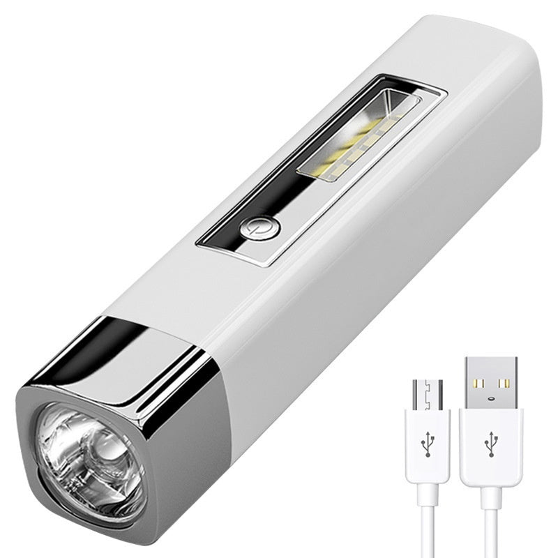 Mini 2-in-1 Taschenlampe & Powerbank mit hoher Leuchtkraft