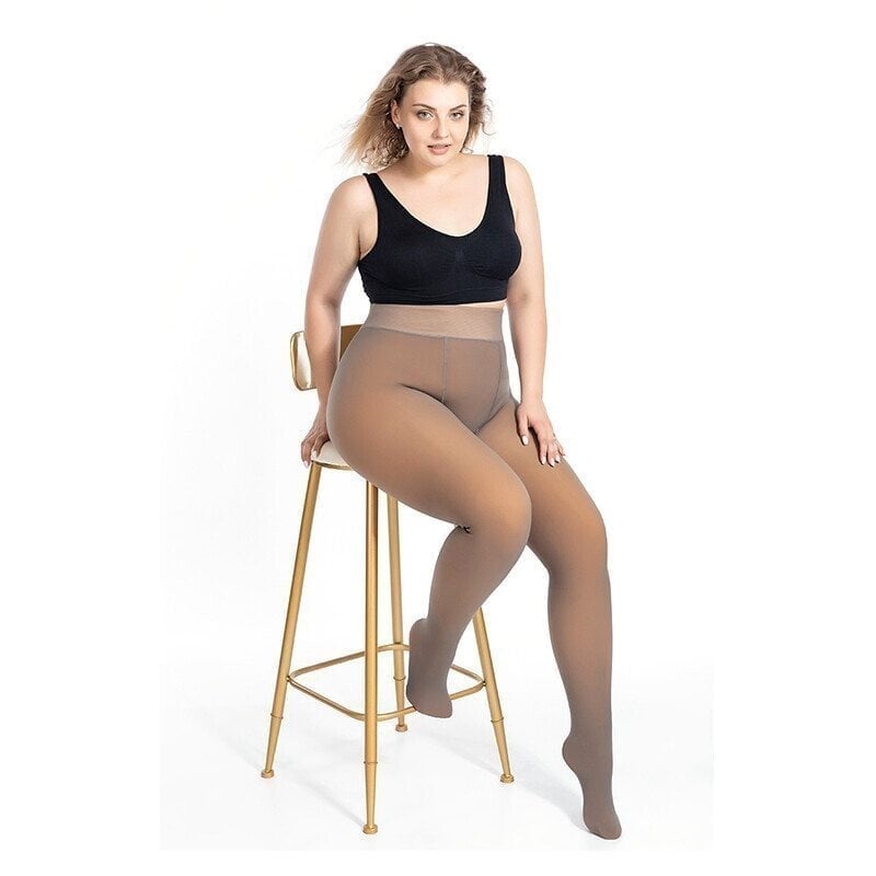 🌸Herbstschlussverkauf🔥🔥Ideales Geschenk - Perfekte Beine, warme Stretch-Strumpfhose mit Plüschfuttern