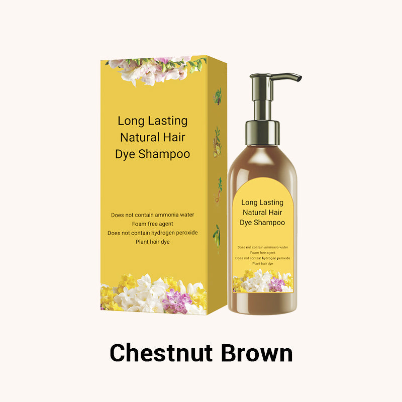 ❤️ 🔥 Zeitlich begrenzter Rabatt, 2 Flaschen zu einem günstigeren Preis! ✨ Lang anhaltende natürliche Haarfarbe Shampoo