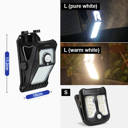🌞🔋 Installationsfreie Solar-Clip-Lampe 🔄💡 50% OFF – Heißer Verkauf! Blitzschnell einhängen, überall Licht & Sparen ohne Bohren!