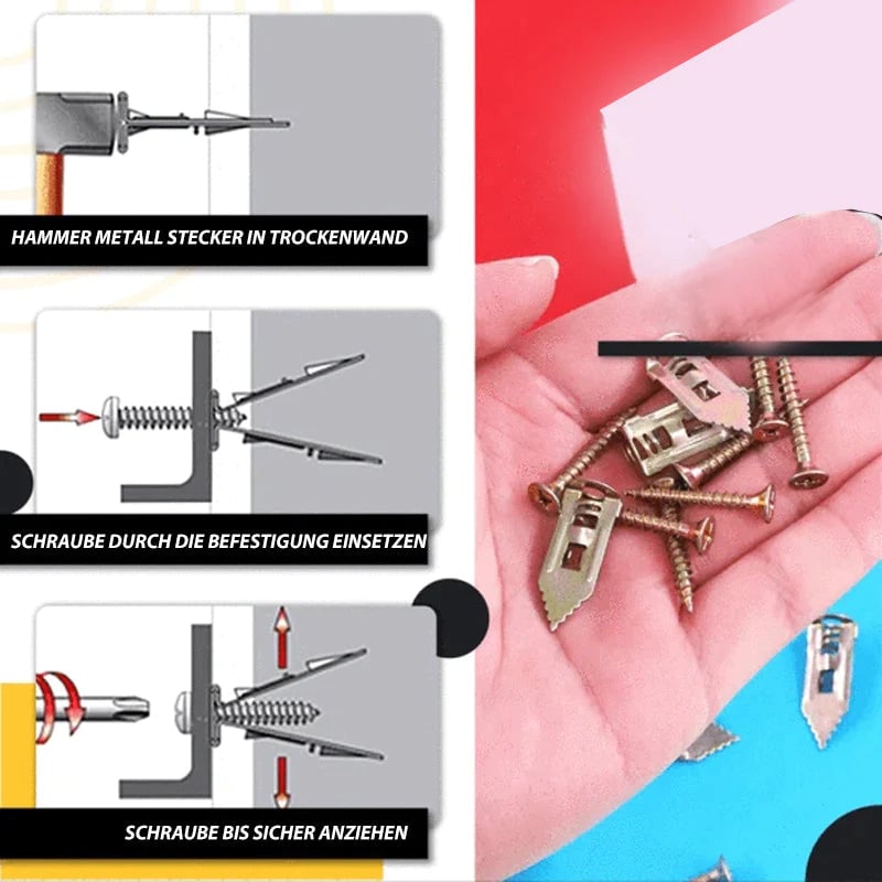 🔥 2025 Neue Produktaktion – Selbstbohrende Dehnschrauben 🛠️✨
