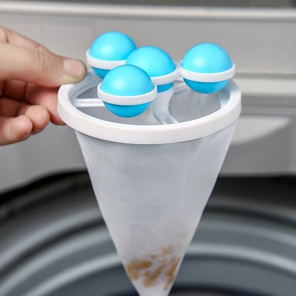 Schwimmender Filterbeutel-Waschball für Waschmaschinen