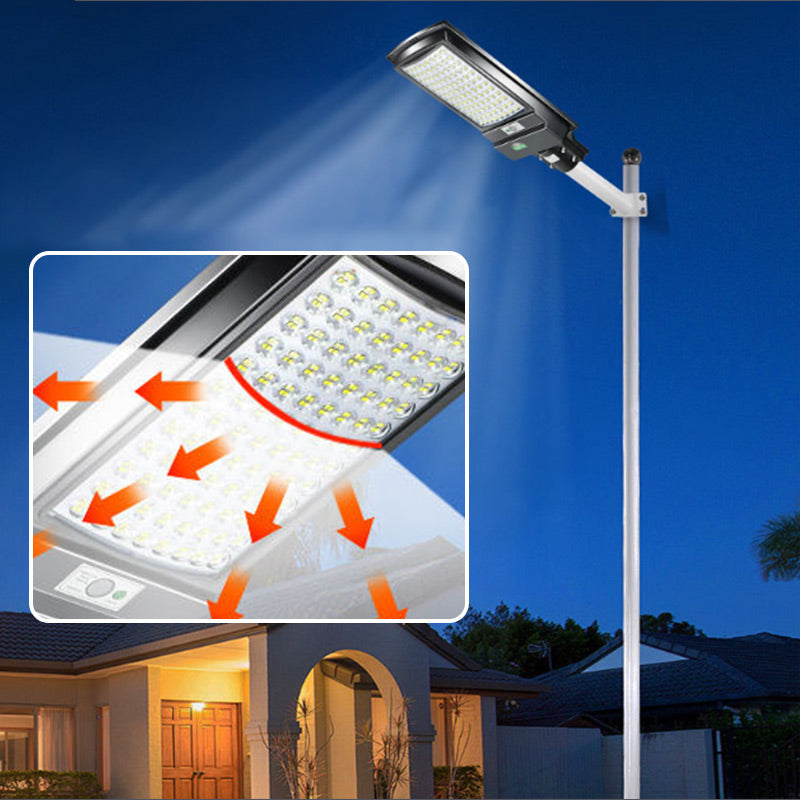 🔆 50 % Rabatt🔥 Solar-Straßenleuchte mit Bewegungssensor und Fernbedienung