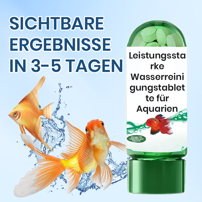🖤Black Friday 50 % Rabatt 💥🚀Kaufen 3 und erhalten 2 gratis♻️💧Leistungsstarke Wasserreinigungstablette für Aquarien