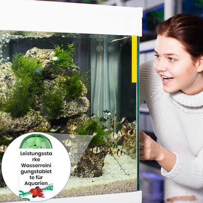 🖤Black Friday 50 % Rabatt 💥🚀Kaufen 3 und erhalten 2 gratis♻️💧Leistungsstarke Wasserreinigungstablette für Aquarien