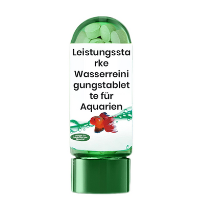 🖤Black Friday 50 % Rabatt 💥🚀Kaufen 3 und erhalten 2 gratis♻️💧Leistungsstarke Wasserreinigungstablette für Aquarien