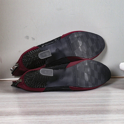 👢Neujahrsaktion✨Damen High Heels mit eleganter Spitze für den Sommer