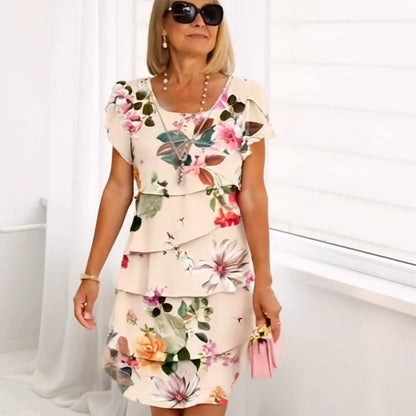 Kaskadenkleid mit Blumenmuster und mehreren Pflanzen💖💖Kaufen Sie 2 Gratisversand