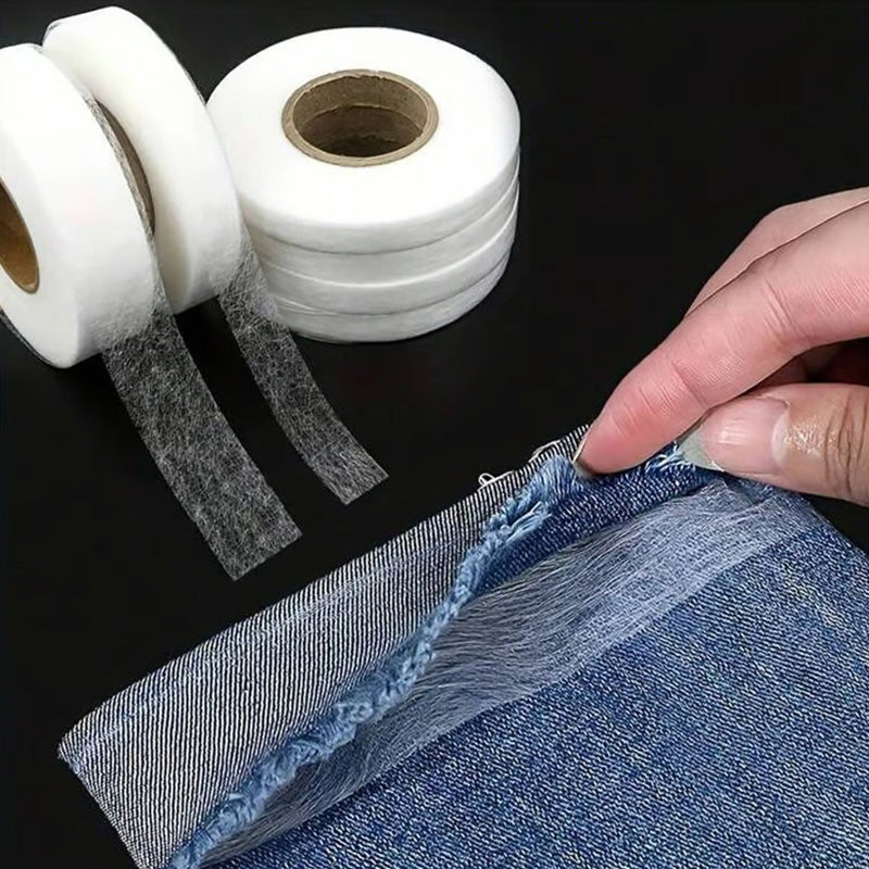 🧵 50% RABATT! 🔧 Bügelband Doppelseitig für Nähen & DIY – Stark Klebend, Waschbar & Ideal Für Säume, Patches & Stoffreparaturen 🪡
