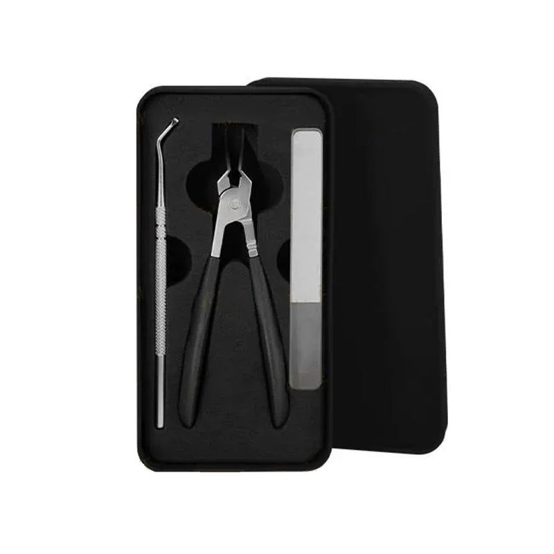 🔥Begrenztes Angebot: 50 % Rabatt🎁 Spritzschutz-Nagelknipser-Set mit 25°-Schrägklinge, 3-teilig