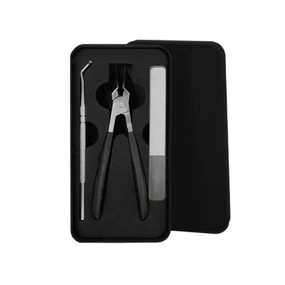 🔥Begrenztes Angebot: 50 % Rabatt🎁 Spritzschutz-Nagelknipser-Set mit 25°-Schrägklinge, 3-teilig