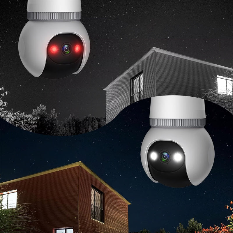 🌞Frühlingserwachen: 50% Rabatt!🏡360° Smart-Wächter: Kabellose HD Glühbirnen-Kamera mit App-Steuerung & Farbnachtsicht