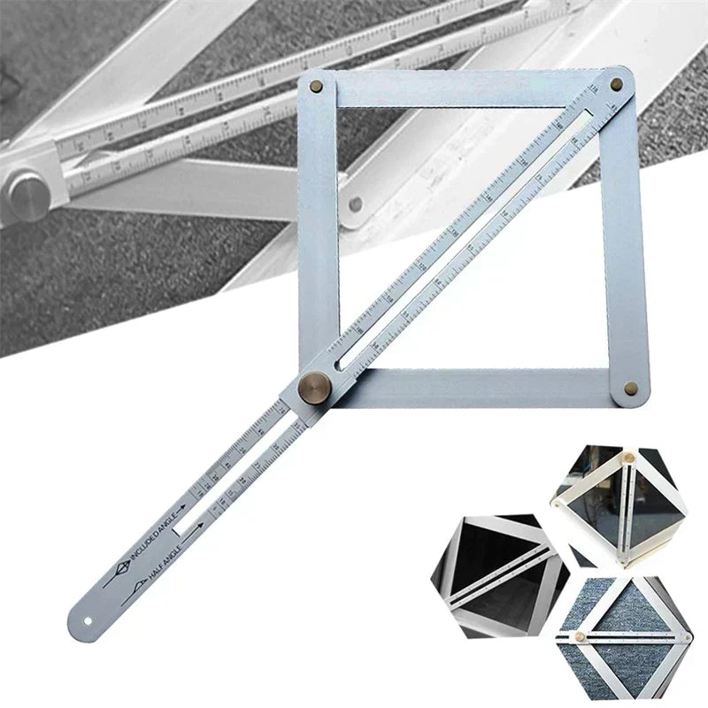 📐 50% RABATT! 🔥 Multifunktionales Diagonallineal für die Holzbearbeitung – Präzise Messung, Robuste Aluminiumlegierung & Ideal für Heimwerker 🛠️