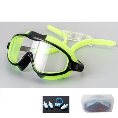🎁Antibeschlag-Schwimmbrille für Kinder mit Nasenclip und Ohrstöpseln