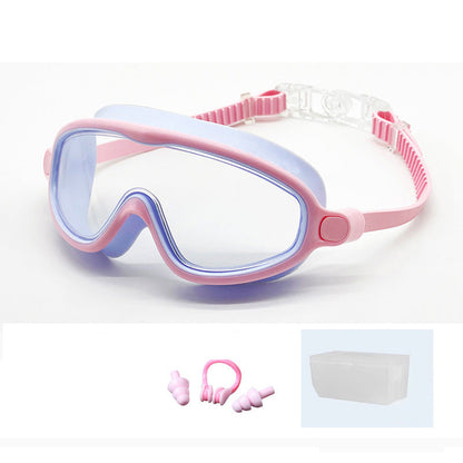 🎁Antibeschlag-Schwimmbrille für Kinder mit Nasenclip und Ohrstöpseln