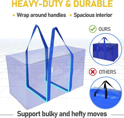 🏠 KAUFE 3, ERHALTE 1 GRATIS! 🛍️ Multifunktionale XL-Aufbewahrungstasche – Strapazierfähig, faltbar & großes Volumen – Ideal für Umzug, Reise & Haushalt ✈️
