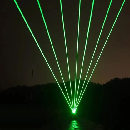 Einpunkt-Laserlicht in Rot und Grün