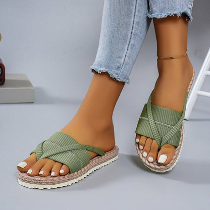 🩴 50% RABATT! 🔥 Sommerliche Bequeme Flip Flops für Frauen – Leicht, Rutschfest & Perfekt Für Strand, Pool & Sonnige Tage ☀️