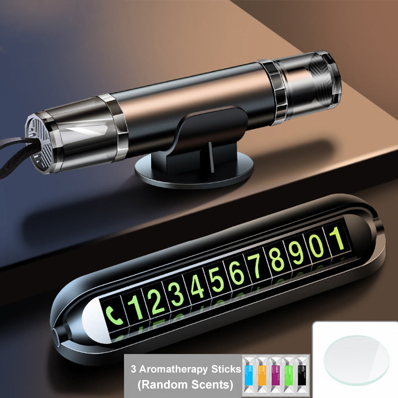 🔨🆘Notfall-Auto-Nothammer-Set – Scheibenbrecher & Gurtschneider in einem 🚗