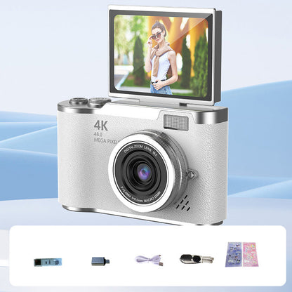 📸 4K HD Flip-Screen Digitalkamera – Autofokus, 16X Digitalzoom & Perfekt für Vlogs & Fotografie ✨